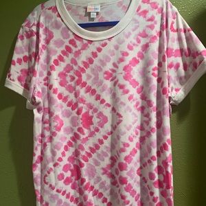 LuLaRoe 2x Pink Tie Dye Liv